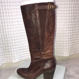 COPY - Women’s brown leather Lucky boots Sz 10 wide calf